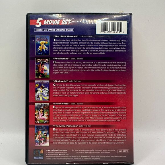 Princess Collection 5-Movie Set DVD - Picture 2 of 3